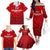 Personalized Denmark Football 2024 Family Matching Off The Shoulder Long Sleeve Dress and Hawaiian Shirt Trophy Wing Style - Wonder Print Shop