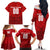 Personalized Denmark Football 2024 Family Matching Off The Shoulder Long Sleeve Dress and Hawaiian Shirt Trophy Wing Style - Wonder Print Shop