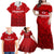 Personalized Denmark Football 2024 Family Matching Off Shoulder Maxi Dress and Hawaiian Shirt Trophy Wing Style - Wonder Print Shop