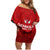 Personalized Denmark Football 2024 Family Matching Off Shoulder Short Dress and Hawaiian Shirt Trophy Wing Style - Wonder Print Shop