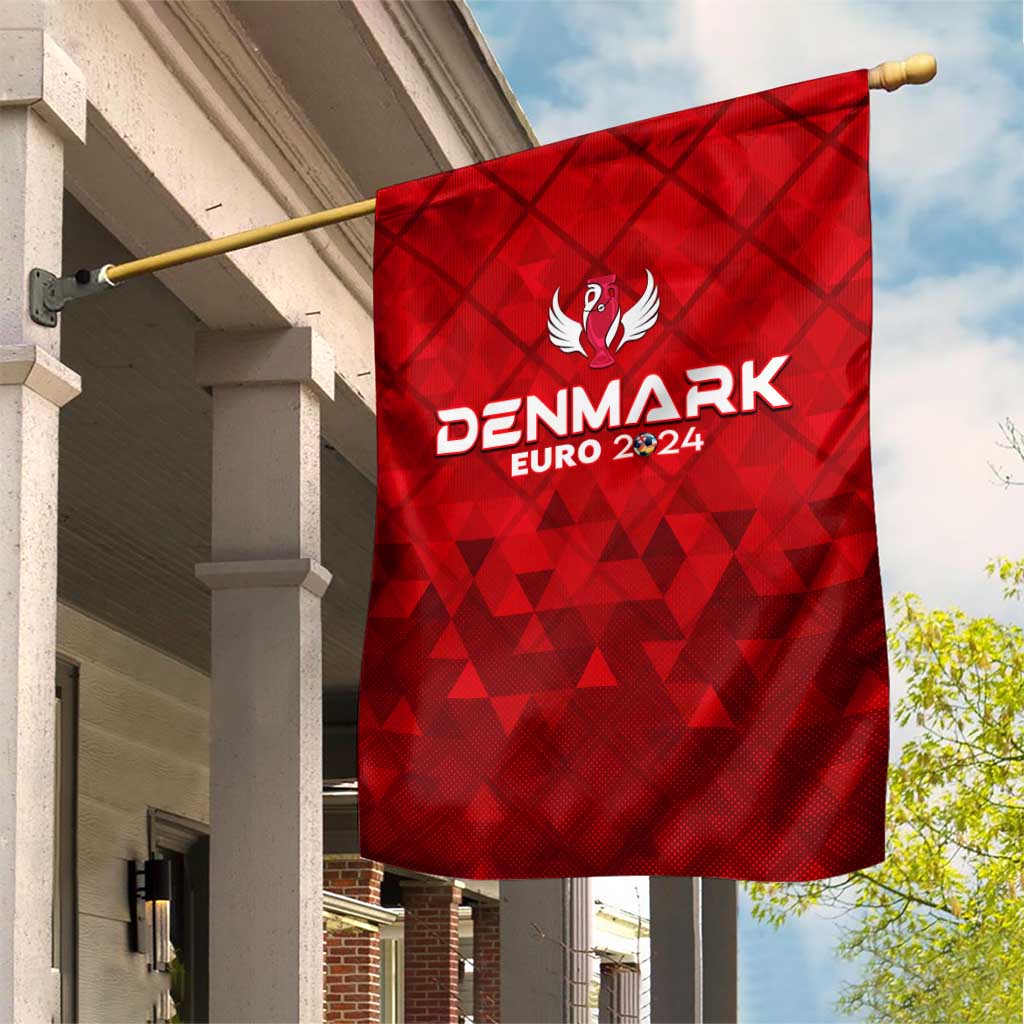 Denmark Football 2024 Garden Flag Trophy Wing Style - Wonder Print Shop