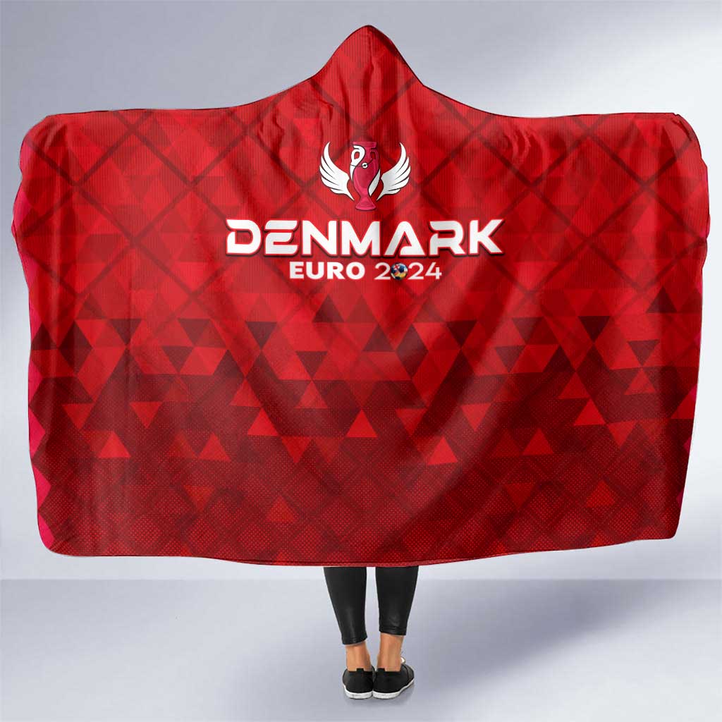 Denmark Football 2024 Hooded Blanket Trophy Wing Style