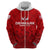 Personalized Denmark Football 2024 Hoodie Trophy Wing Style - Wonder Print Shop