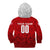 Personalized Denmark Football 2024 Kid Hoodie Trophy Wing Style - Wonder Print Shop