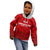 Personalized Denmark Football 2024 Kid Hoodie Trophy Wing Style - Wonder Print Shop