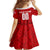 Personalized Denmark Football 2024 Kid Short Sleeve Dress Trophy Wing Style - Wonder Print Shop