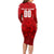 Personalized Denmark Football 2024 Long Sleeve Bodycon Dress Trophy Wing Style - Wonder Print Shop