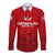 Personalized Denmark Football 2024 Long Sleeve Button Shirt Trophy Wing Style - Wonder Print Shop