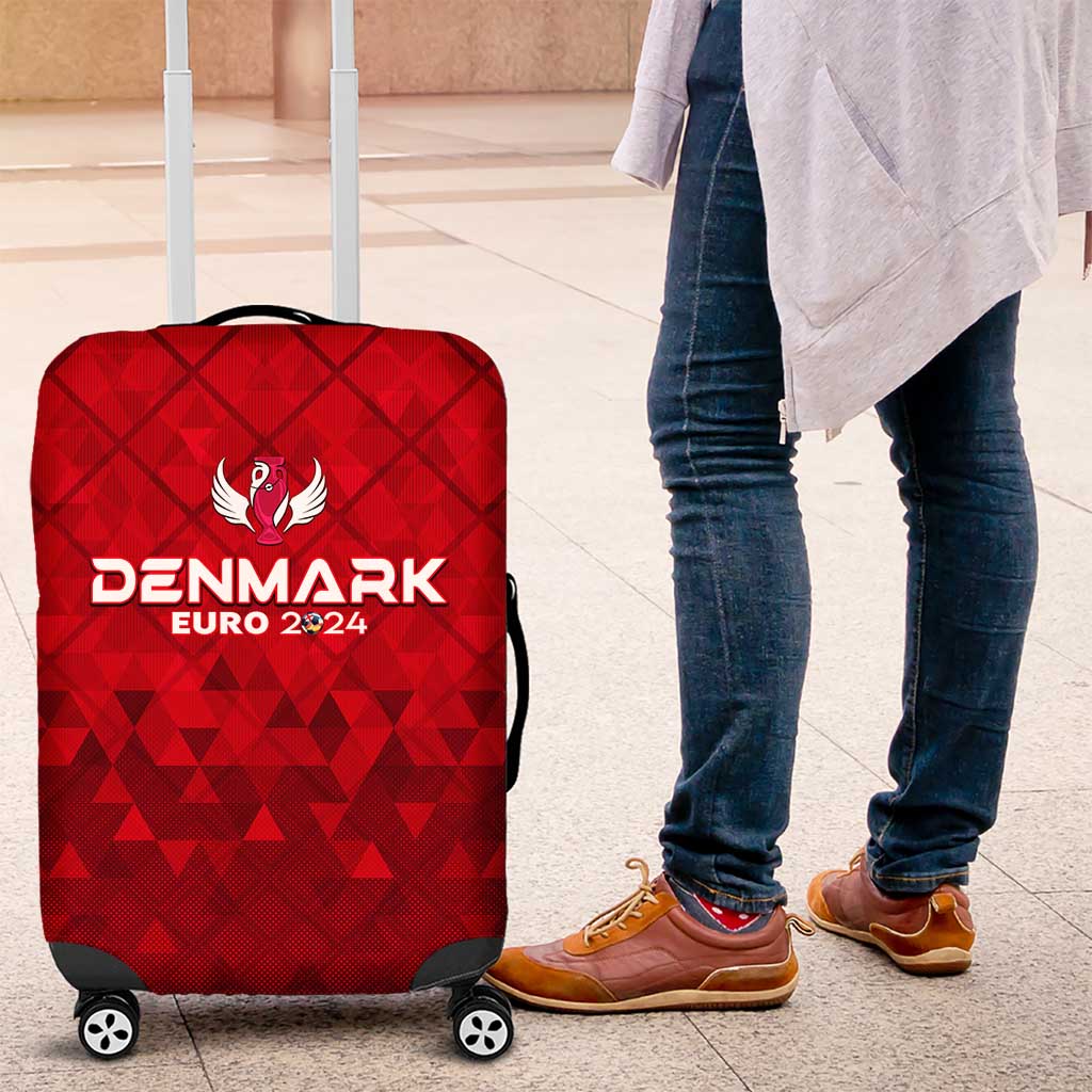 Denmark Football 2024 Luggage Cover Trophy Wing Style - Wonder Print Shop