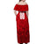 Personalized Denmark Football 2024 Off Shoulder Maxi Dress Trophy Wing Style - Wonder Print Shop