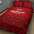 Denmark Football 2024 Quilt Bed Set Trophy Wing Style - Wonder Print Shop