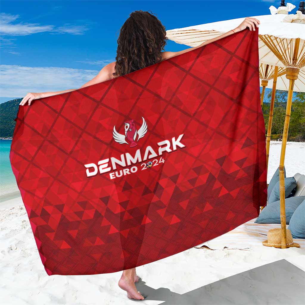 Denmark Football 2024 Sarong Trophy Wing Style - Wonder Print Shop