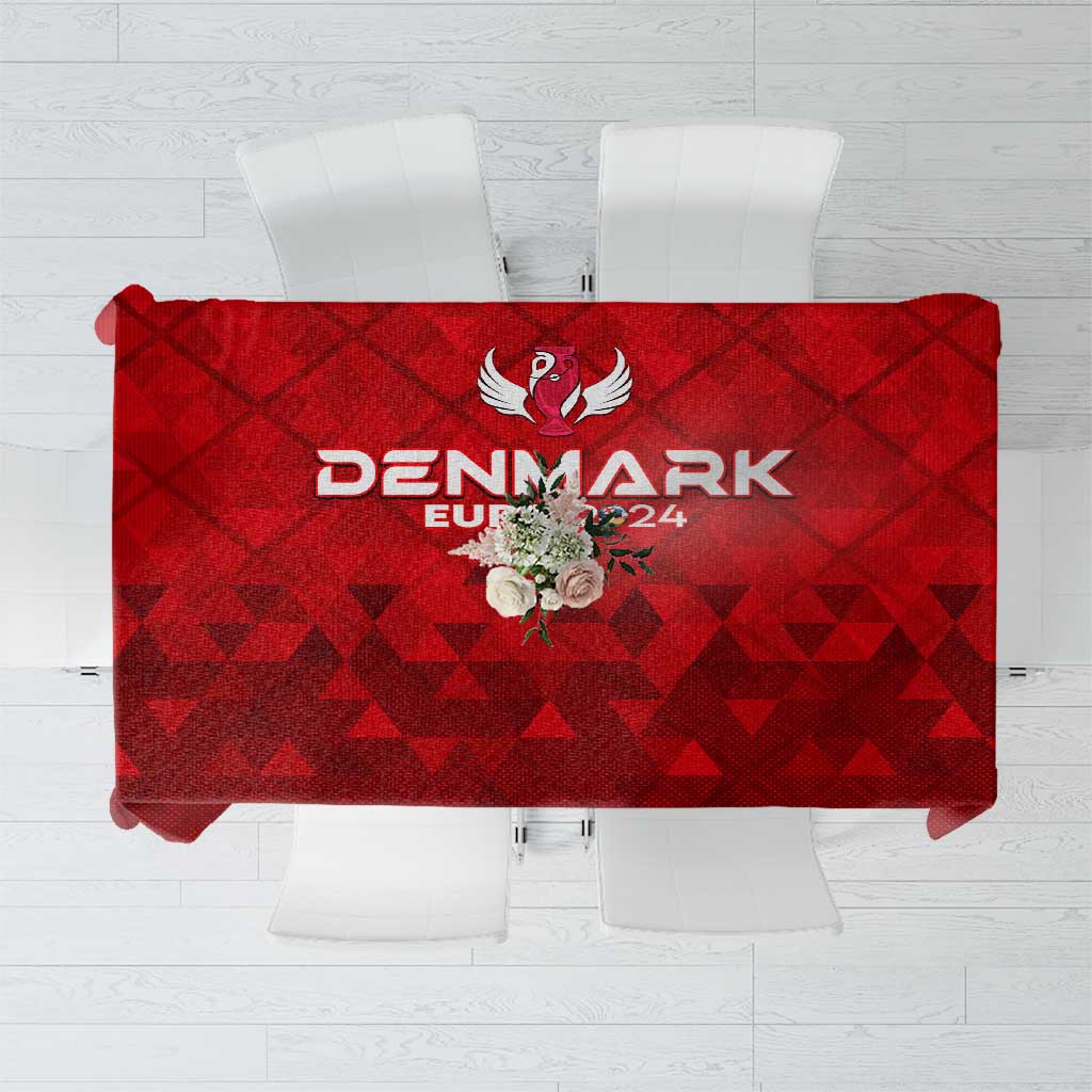 Denmark Football 2024 Tablecloth Trophy Wing Style - Wonder Print Shop