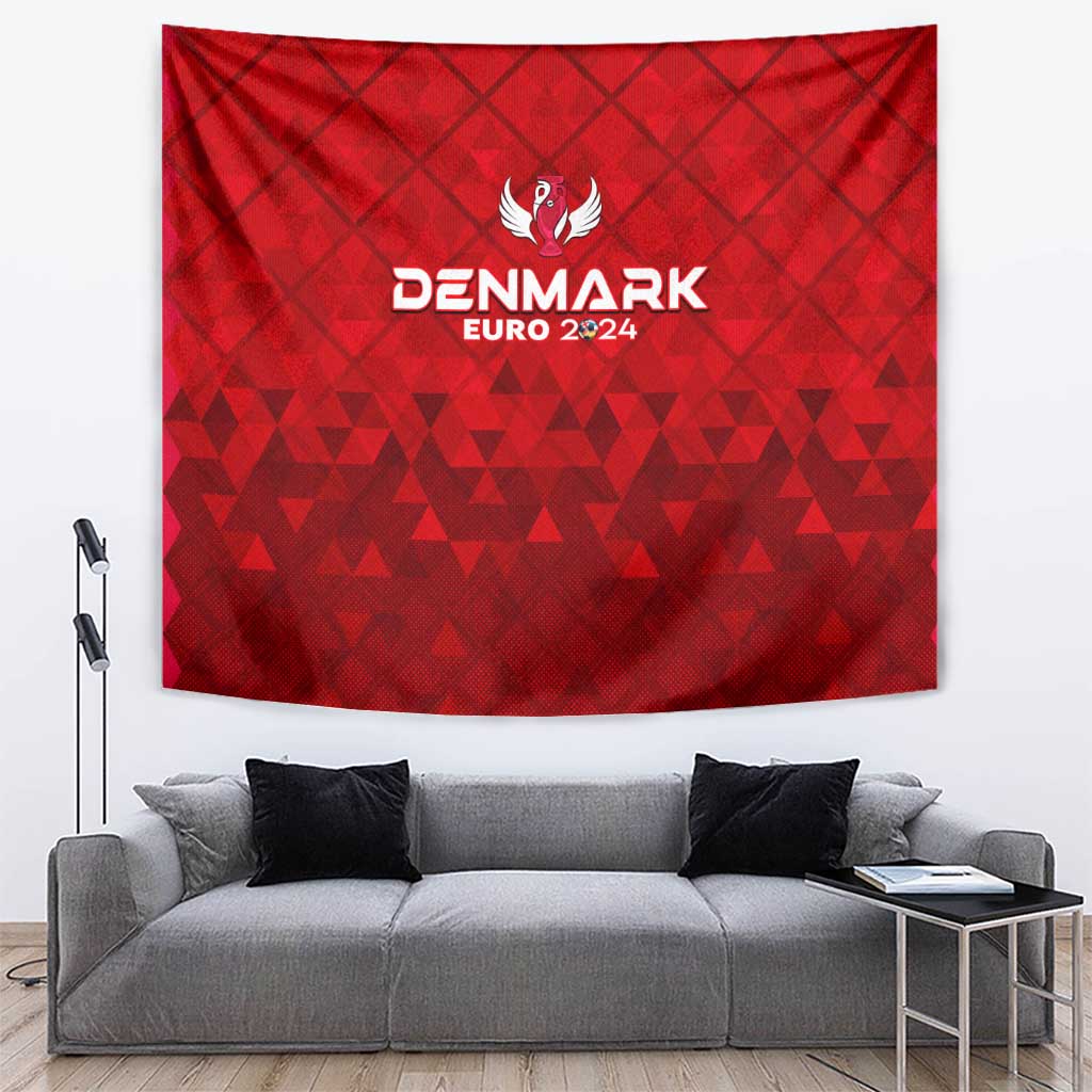 Denmark Football 2024 Tapestry Trophy Wing Style - Wonder Print Shop