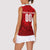 Personalized Denmark Football 2024 Women Sleeveless Polo Shirt Trophy Wing Style - Wonder Print Shop