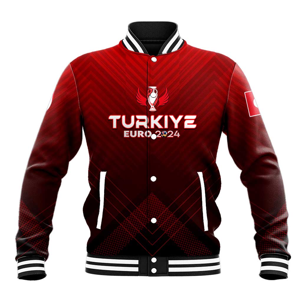 Personalized Turkey Football 2024 Baseball Jacket Trophy Wing Style - Wonder Print Shop