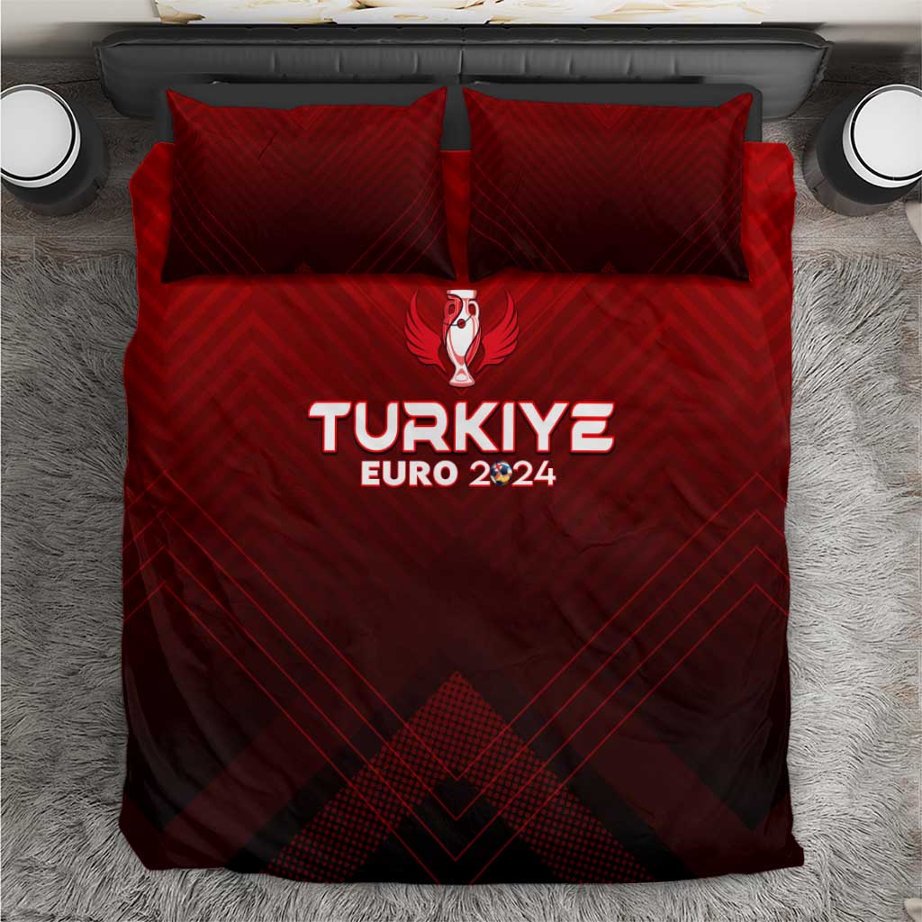 Turkey Football 2024 Bedding Set Trophy Wing Style - Wonder Print Shop