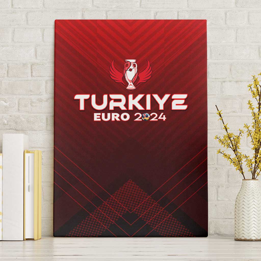 Turkey Football 2024 Canvas Wall Art Trophy Wing Style - Wonder Print Shop