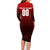 Personalized Turkey Football 2024 Family Matching Long Sleeve Bodycon Dress and Hawaiian Shirt Trophy Wing Style - Wonder Print Shop