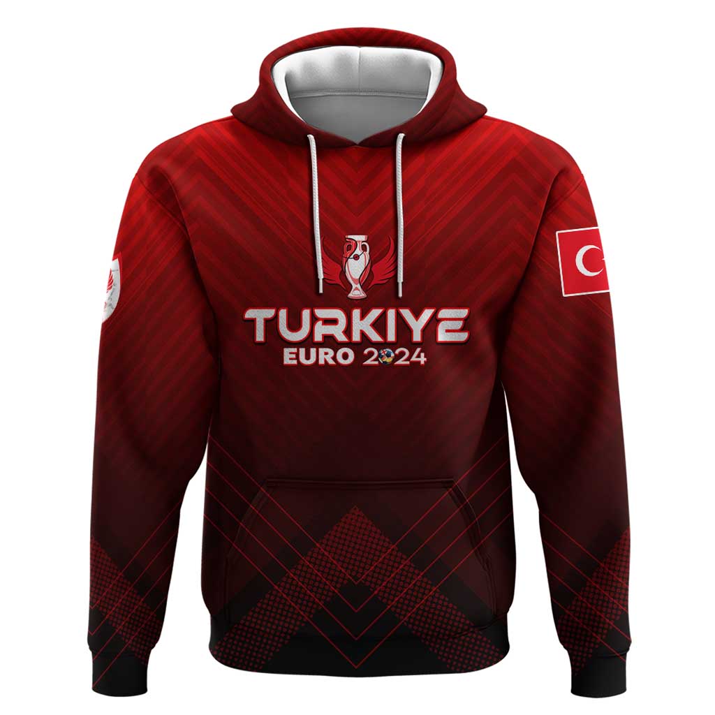 Personalized Turkey Football 2024 Hoodie Trophy Wing Style - Wonder Print Shop