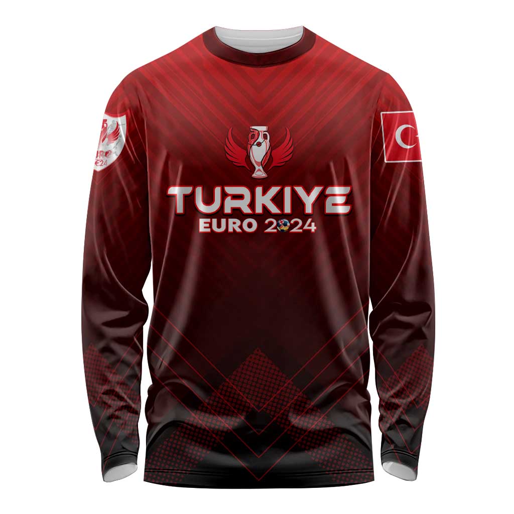 Personalized Turkey Football 2024 Long Sleeve Shirt Trophy Wing Style - Wonder Print Shop