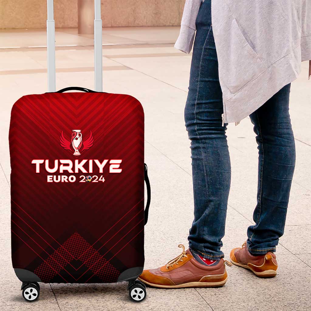 Turkey Football 2024 Luggage Cover Trophy Wing Style - Wonder Print Shop