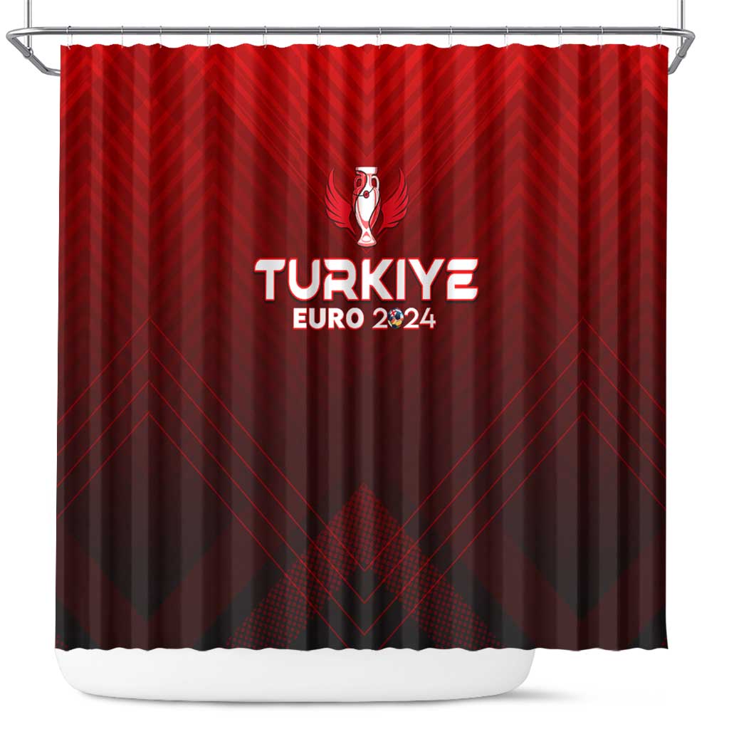 Turkey Football 2024 Shower Curtain Trophy Wing Style