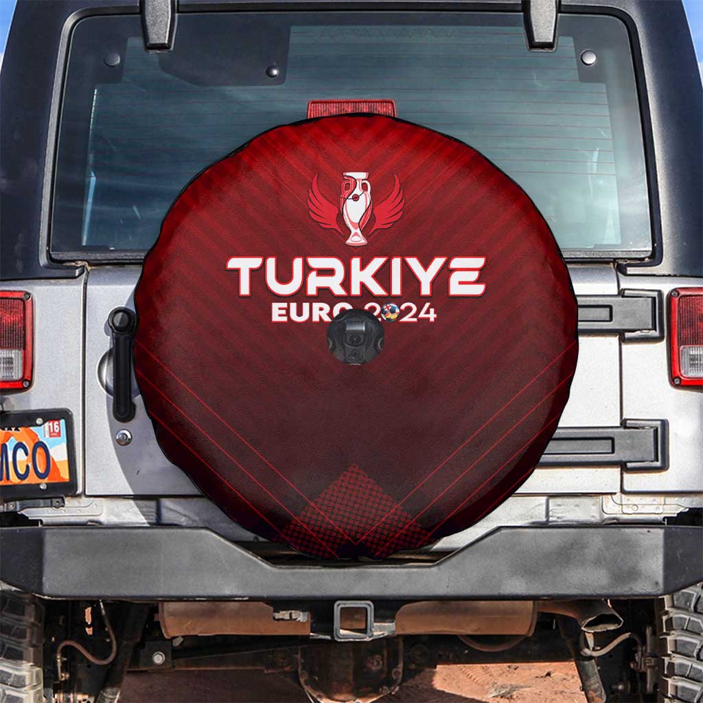 Turkey Football 2024 Spare Tire Cover Trophy Wing Style - Wonder Print Shop