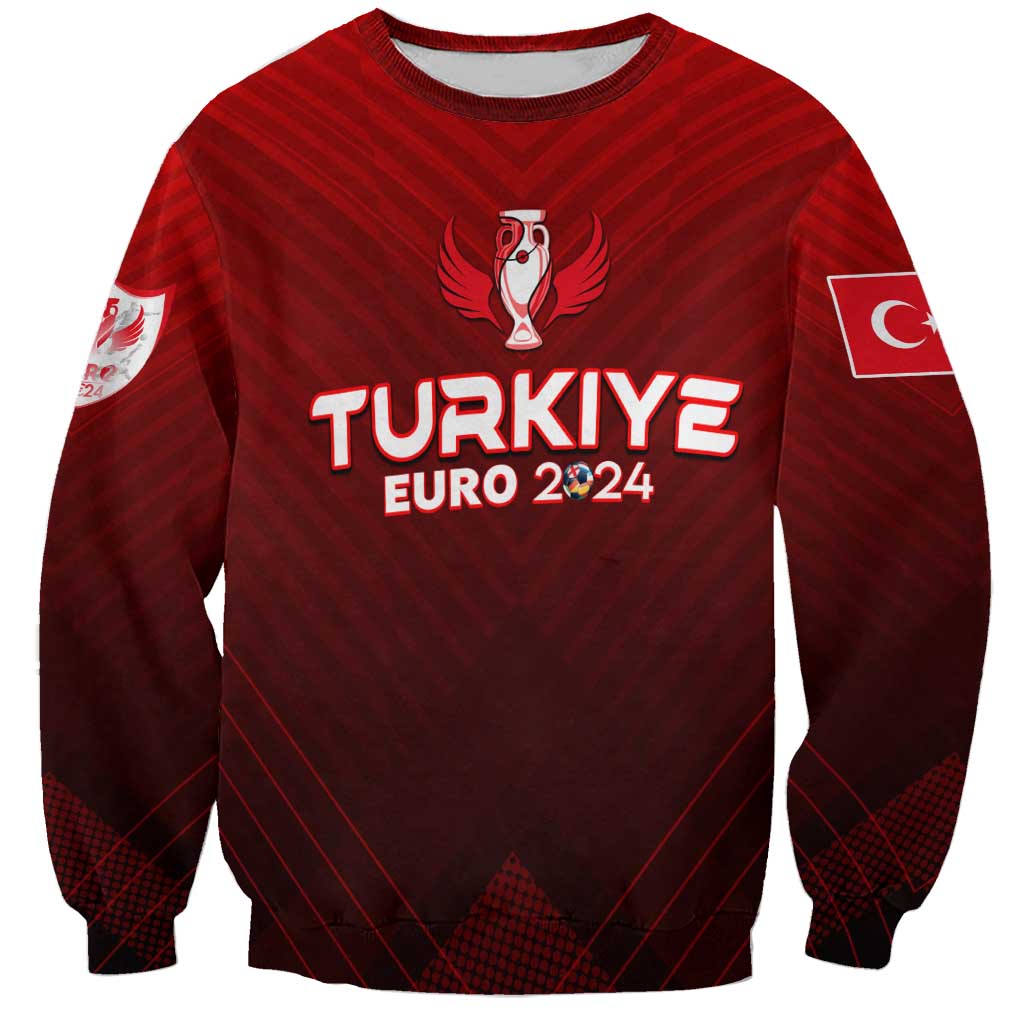 Personalized Turkey Football 2024 Sweatshirt Trophy Wing Style - Wonder Print Shop