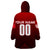 Personalized Turkey Football 2024 Wearable Blanket Hoodie Trophy Wing Style - Wonder Print Shop