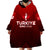 Personalized Turkey Football 2024 Wearable Blanket Hoodie Trophy Wing Style - Wonder Print Shop