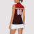 Personalized Turkey Football 2024 Women Sleeveless Polo Shirt Trophy Wing Style - Wonder Print Shop