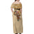 Personalized Africa On World Map Off Shoulder Maxi Dress