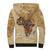 Personalized Africa On World Map Sherpa Hoodie