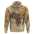 Personalized Africa On World Map Zip Hoodie