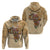 Personalized Africa On World Map Zip Hoodie