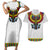 Egyptian Horus Couples Matching Short Sleeve Bodycon Dress and Hawaiian Shirt Gods of Egypt - Wonder Print Shop