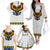 Egyptian Horus Family Matching Off Shoulder Long Sleeve Dress and Hawaiian Shirt Gods of Egypt - Wonder Print Shop