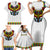 Egyptian Horus Family Matching Short Sleeve Bodycon Dress and Hawaiian Shirt Gods of Egypt - Wonder Print Shop