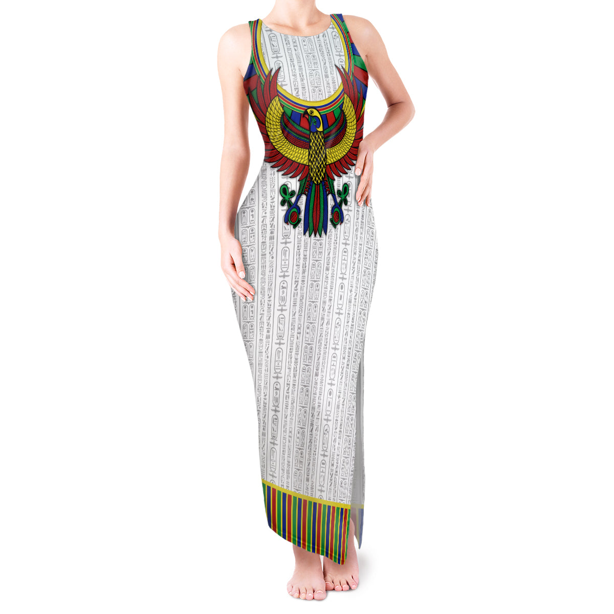 Egyptian Horus Tank Maxi Dress Gods of Egypt