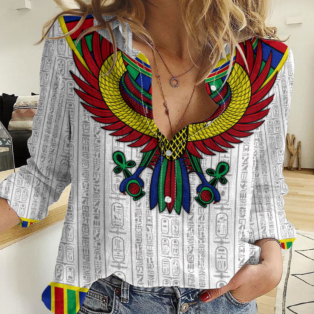 Egyptian Horus Women Casual Shirt Gods of Egypt