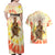 Black Queen Tie Dye Couples Matching Off Shoulder Maxi Dress and Hawaiian Shirt - Wonder Print Shop