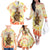 Black Queen Tie Dye Family Matching Off Shoulder Long Sleeve Dress and Hawaiian Shirt - Wonder Print Shop