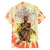 Black Queen Tie Dye Family Matching Puletasi and Hawaiian Shirt - Wonder Print Shop