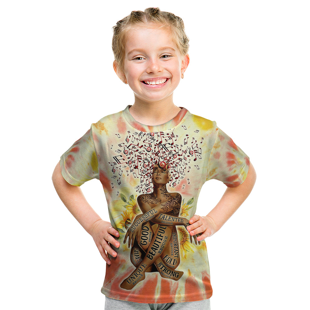 Black Queen Tie Dye Kid T Shirt - Wonder Print Shop