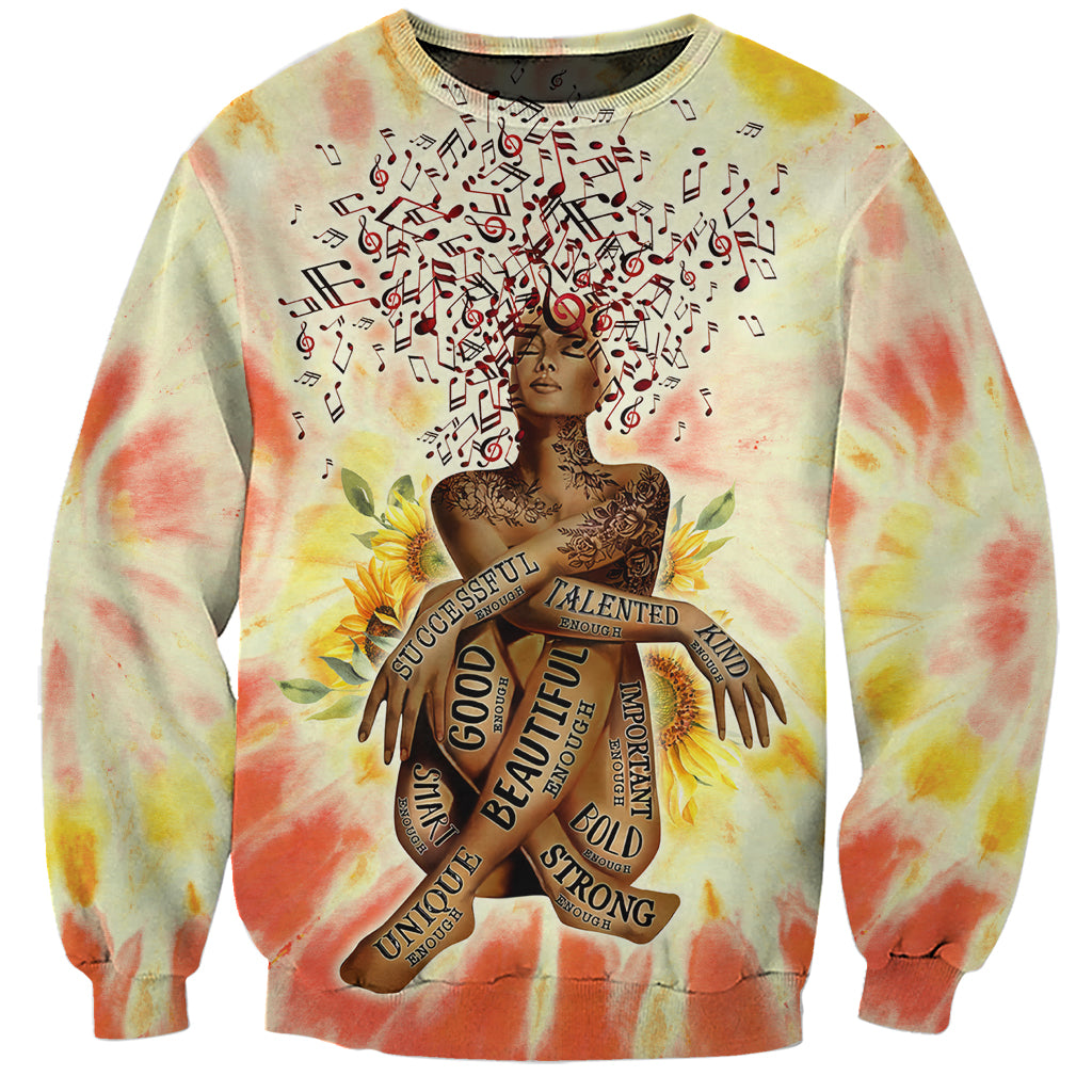 Black Queen Tie Dye Sweatshirt