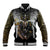 Anubis Baseball Jacket Egypt Pattern Black - Wonder Print Shop