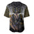 Anubis Baseball Jersey Egypt Pattern Black - Wonder Print Shop