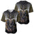 Anubis Baseball Jersey Egypt Pattern Black - Wonder Print Shop