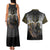 Anubis Couples Matching Tank Maxi Dress and Hawaiian Shirt Egypt Pattern Black - Wonder Print Shop